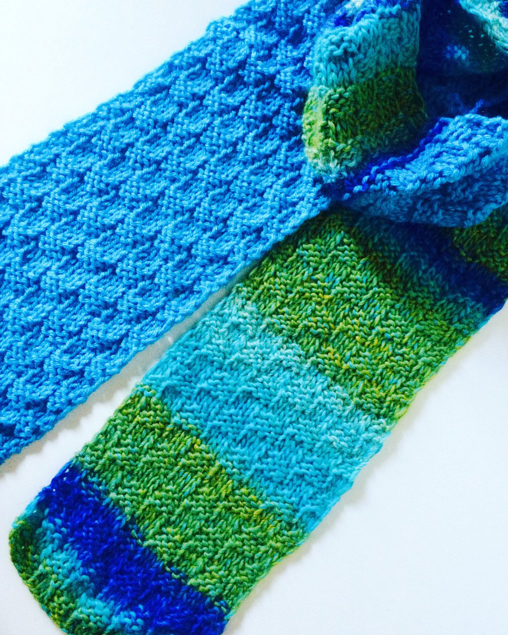 k3 p3 scarf pattern